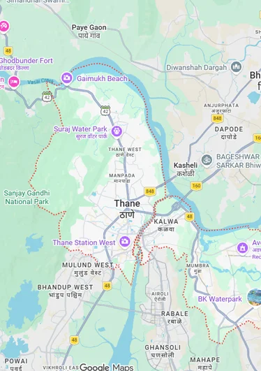 Prestige Thane Strategic Location Map